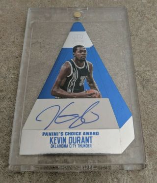 2013 - 14 Panini Preferred Crown Royale Kevin Durant On Card Auto 15/25