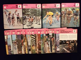 1977 - 79 Sportscaster Cycling Near Set (55/57) Great Shape,  Bonus Items - Rare