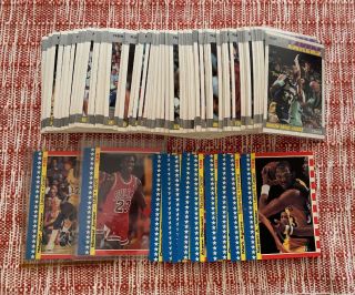 1987/88 Fleer Basketball Complete Card Set (1 - 132),  Sticker Set (1 - 11)