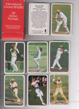 Cricket - Ardmona 1979 - 80 Full Set Of 56