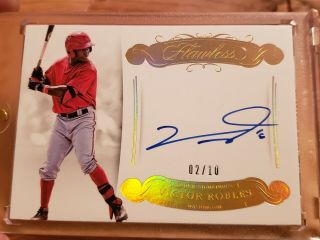 2018 Panini Flawless Victor Robles Rookie Auto 2/10 Rare Investment