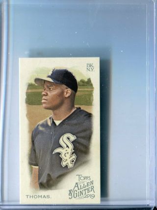 2019 Topps Allen & Ginter Frank Thomas Ext Mini 366 From Rip Card Sp White Sox