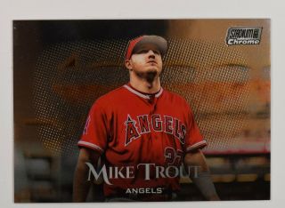 2019 Topps Stadium Club Chrome Base Scc - 4 Mike Trout