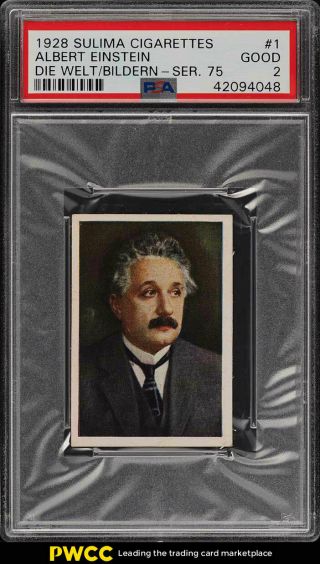 1928 Sulima Die Welt In Bildern Series 75 Albert Einstein 1 Psa 2 Gd (pwcc)