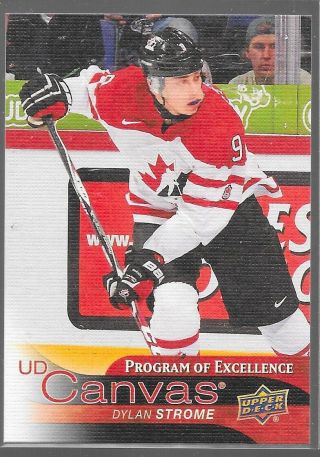 16/17 Upper Deck Canvas Program Of Excellence Rookie Dylan Strome C268