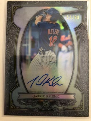 Jarred Kelenic 2019 Bowman Sterling Continuity Auto 53/99