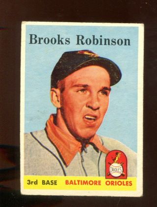 1958 Topps Brooks Robinson 307 (100.  00) Vgex,  Ut1531