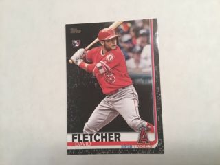 David Fletcher 520 - 2019 Topps Baseball Series 2 - Rookie “black /67” - Angels