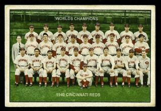 Banty Red T227 Champions 26 1940 Cincinnati Reds,  Worlds Champions