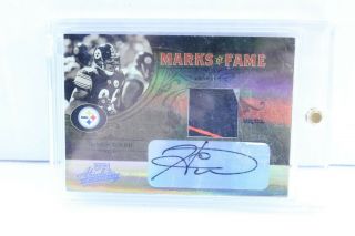 Donruss Absolute Marks Of Fame Hines Ward Auto Patch Card 1/1