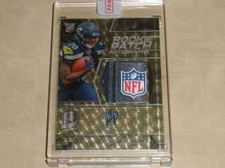 2018 Spectra Gold Superfractor Rpa Nfl Shield Patch Auto Rashaad Penny 1/1 Rc