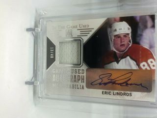 In The Game Game - Autograph Memorabilia Eric Lindros 13/40