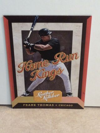 Frank Thomas - 2019 Lumber And Leather Home Run Kings 1/10 - Chicago White Sox
