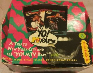 1991 Pro Set Musicards Yo Mtv Raps Card Set Box 1992 Yo Proset Music