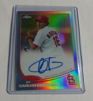 R9348 - Carlos Martinez - 2013 Topps Chrome - Rookie Autograph - Refractor /499