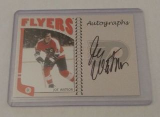 Joe Watson - 2005 In The Game Franchises Series - Autograph - Flyers -