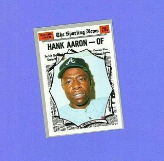 1970 Topps 462 Atlanta Braves Hofer Hank Aaron - Nrmt