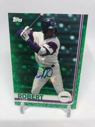2019 Topps Pro Debut Luis Robert Rc Green Rookie Auto 53/99 Rare Sp