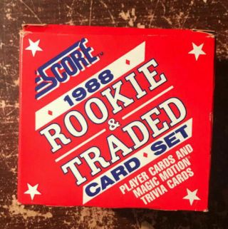 1988 Score Rookie & Traded Baseball Card Set Craig Biggio,  Roberto Alomar Rc Mlb