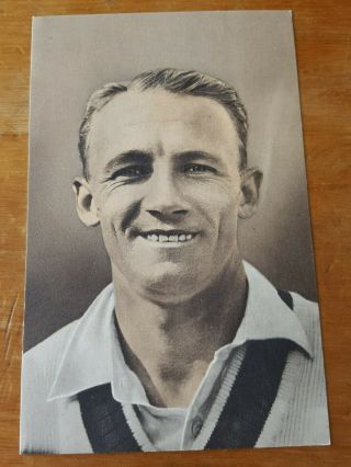 1936 Test Match Cricketers Postcard,  Don Bradman,  Sa
