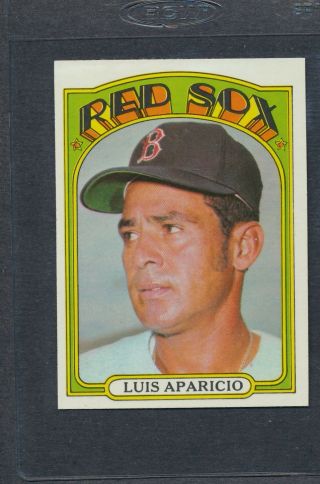 1972 Topps 313 Luis Aparicio Red Sox Nm/mt 7516