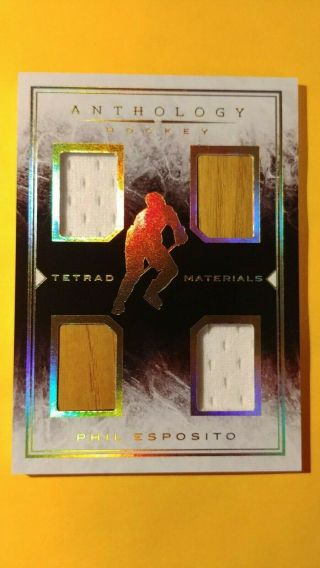 2014 - 15 Anthology Phil Esposito Tetrad Materials Stick Jersey /49 Tm - 36 - A