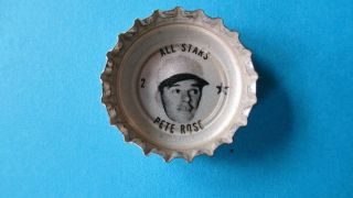 1967 Coca - Cola Baseball All - Stars Bottle Caps Pete Rose Coke Cap 1968 Reds