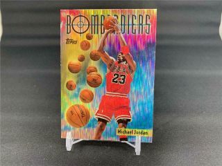 1998 - 99 Topps Basketball Michael Jordan Sb6 Seasons Best Bombardiers Insert