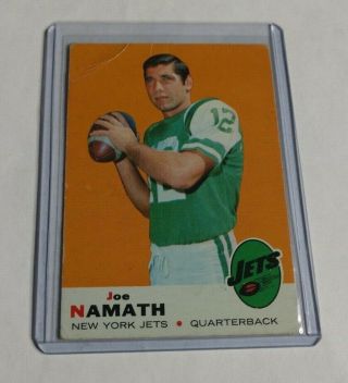 R8887 - Joe Namath - 1969 Topps - 100 - Jets -