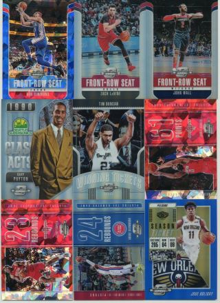 Ben Simmons 2018 - 19 Contenders Optic Front Row Seat Blue Cracked Ice Prizm Lot17