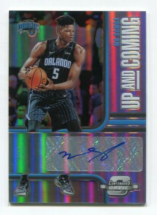 2018 - 19 Panini Contenders Optic Up And Coming Mo Bamba Silver Prizm Auto /99 Rc