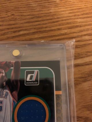 KEVIN DURANT 2014 - 15 Donruss Timeless Treasures Patch/Auto ’d/99 4