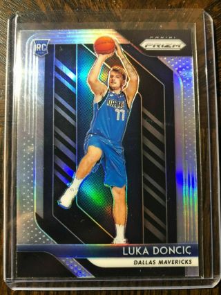 Luka Doncic Silver Refractor Rookie 2018 - 19 Panini Prizm 280 Rc $400