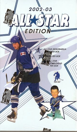 2002 - 03 Itg In The Game All - Star Edition Factory Box W/ Bobble Head