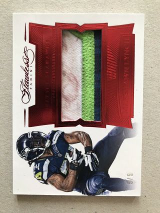 2017 Panini Flawless Marshawn Lynch Game Worn Patch /5 Red