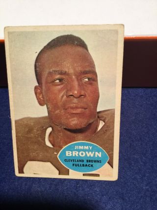 1960 Topps Football Vg Complete 132 Card Set - Unitas,  Jim Brown,  Starr.