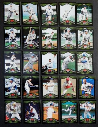 2009 Topps Legends Of The Game - - Complete 90 - Card Set
