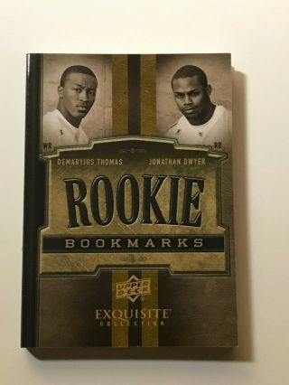 2010 Exquisite No.  Rbm - Dt Demaryius Thomas,  Jonathan Dwyer Booklet 28/99