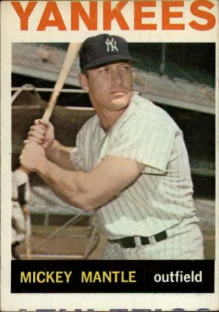 1964 Topps 50 Mickey Mantle - Vg