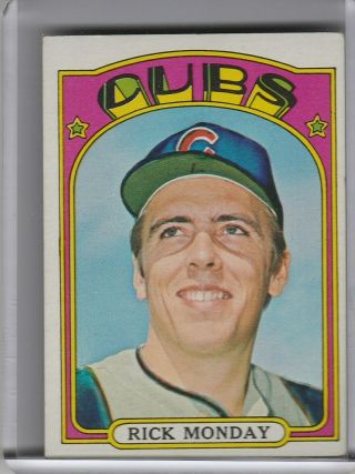 1972 Topps 730 Rick Monday Chicago Cubs 8049