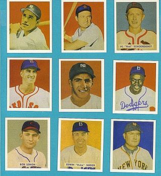 1949 Bowman Complete 240 - Card Baseball Reprint Set; Nm/mt,  ; Great Hof Rc 