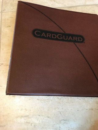 Cardguard Collectible Card Protector Binder W/60 Pages Of Ultrapro Sheets