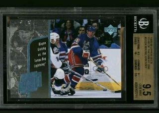 Bgs 9.  5 Wayne Gretzky Pop 1 Of 3 1998 Ud Year Of The Great One Go24 Hockey Card