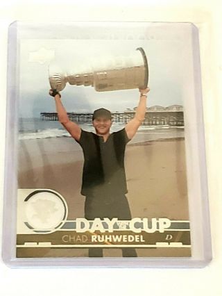 2017 - 18 Upper Deck Series 1 Chad Ruhwedel Day With The Cup Insert - Penguins