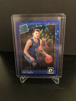 2018 - 19 Optic Fast Break Luka Doncic Blue 9/50 Only One On Ebay