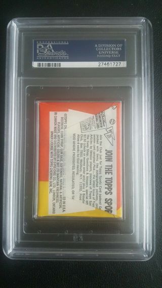 1975 Topps Baseball Wax Pack Mini PSA 8 2