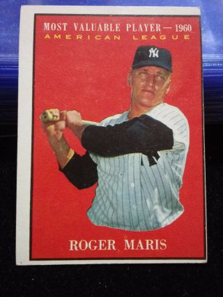 1961 Topps 478 Roger Maris York Yankees Combined
