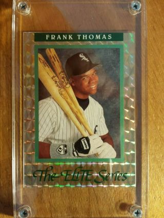 Frank Thomas 1991 Leaf The Elite Series In Screw Case 1801/10000 Sp White Sox
