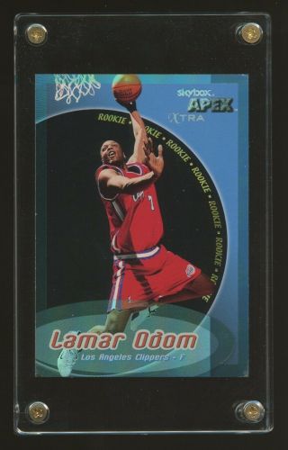 1999 - 00 Skybox Apex Xtra Lamar Odom Los Angeles Clippers Rc Rookie 30/50