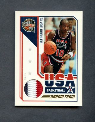 2010 - 11 Panini Usa Basketball Dream Team Clyde Drexler Hof 3 - Color Patch /99